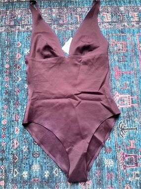 COS Plum One-Piece Swimsuit